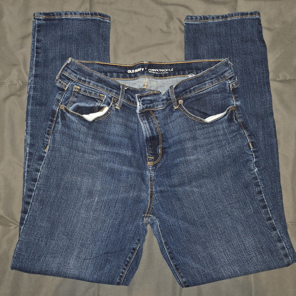 Old Navy Curvy Profile Women's Blue Jeans